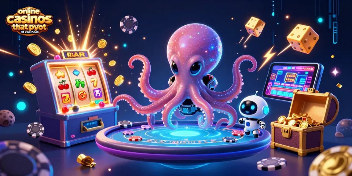 Experience excitement with online casinos that payout at casinous featuring an alien octopus and jackpot explosions.