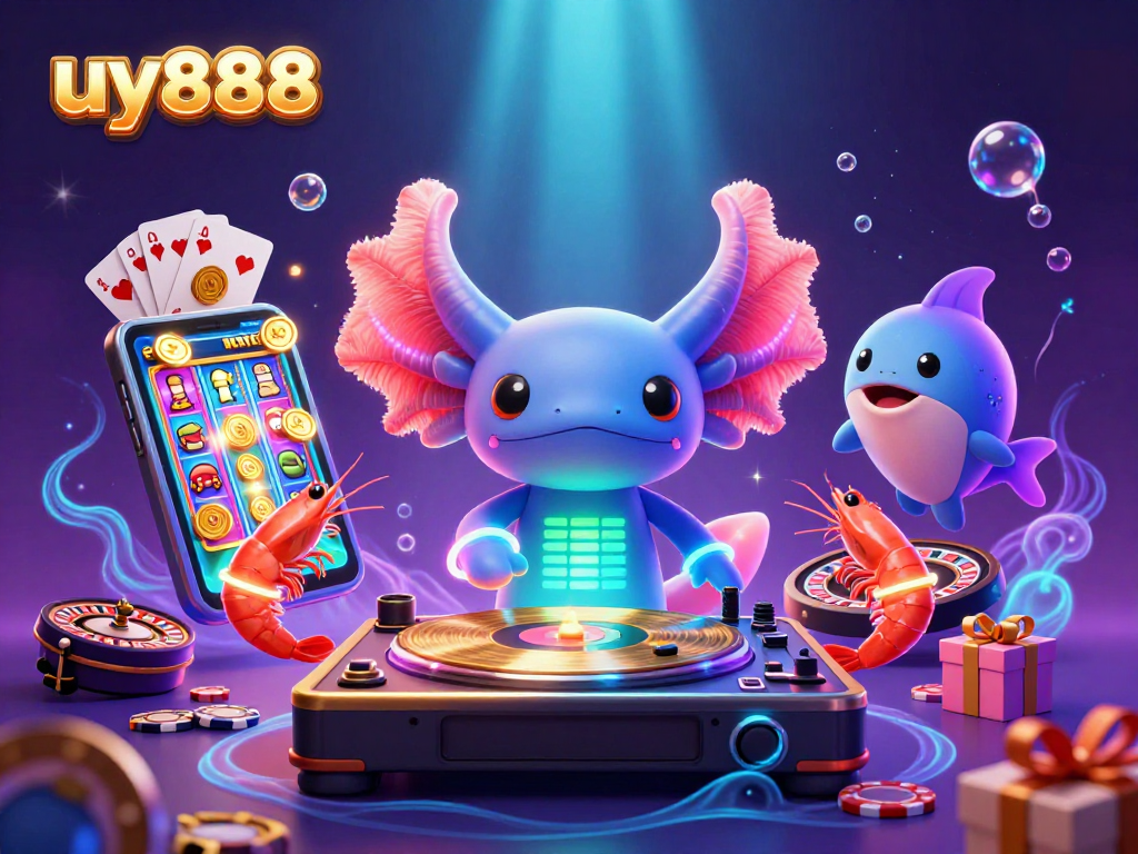 Play vibrant slot games with uy888 while experiencing lively underwater DJ parties.