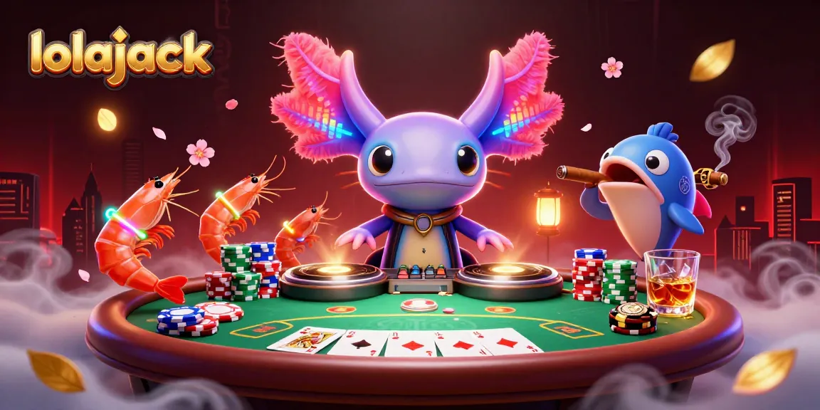 Engage in thrilling gameplay at lolajack casino with vibrant characters and dynamic casino elements.